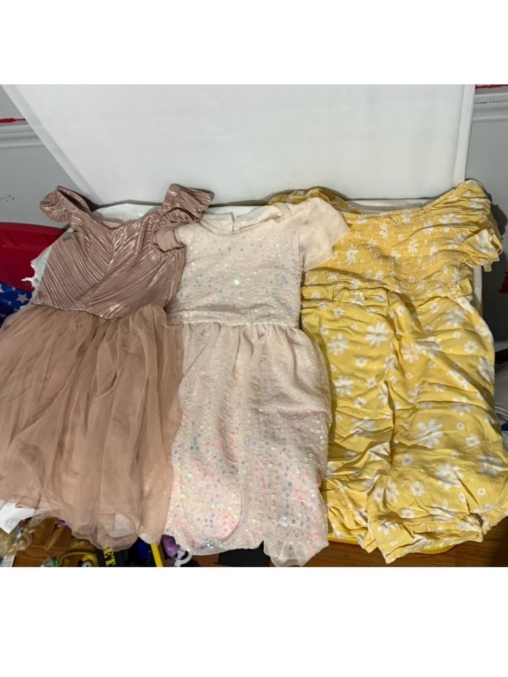 Girls dresses bundle of 3 dresses size 7/8